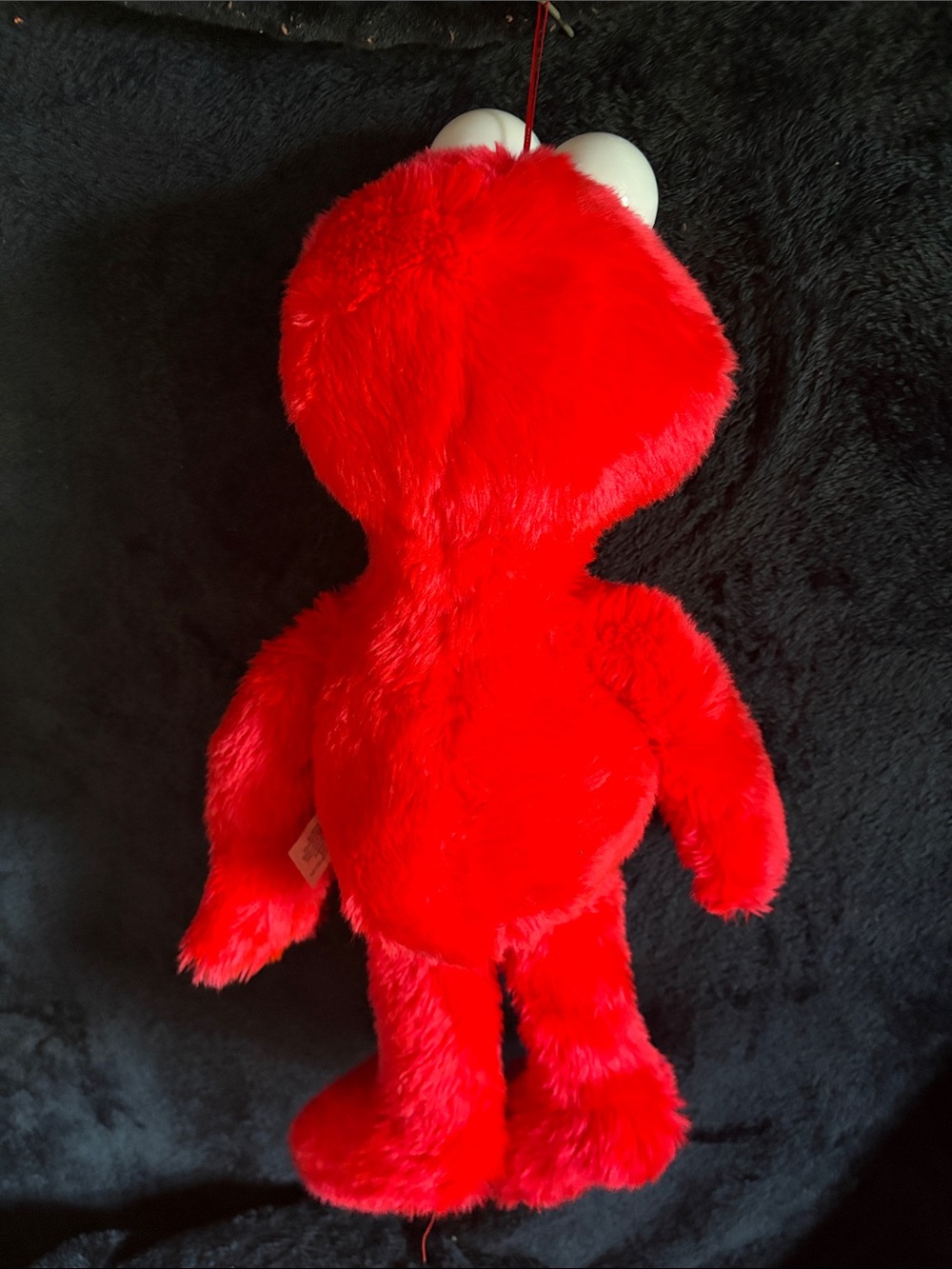 Plush Red Elmo-Style Character with Orange Nose - Picture 5 of 5